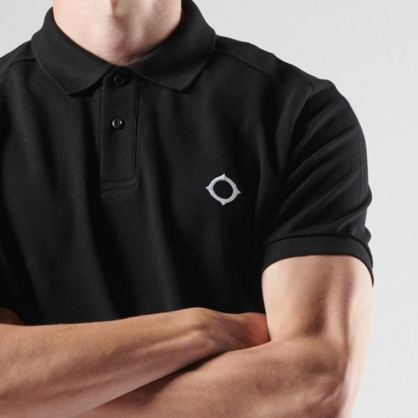 Ma.strum Pique Polo Zwart