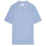 NN.07 Hansie Zip Polo Blauw