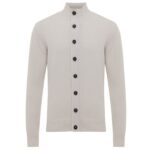 Genti 8 Buttons Cardigan Vest Off White