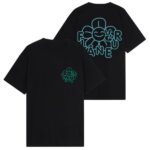 Flâneur Happy Flower T-shirt Zwart