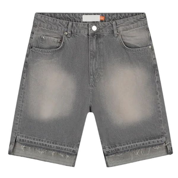 Croyez CD2 Stepped Hem Korte Broek Licht blauw