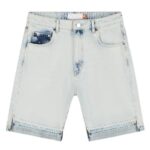Croyez CD2 Stepped Hem Korte Broek Licht blauw