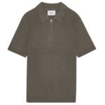 NN.07 Hansie Zip Polo Donker Groen