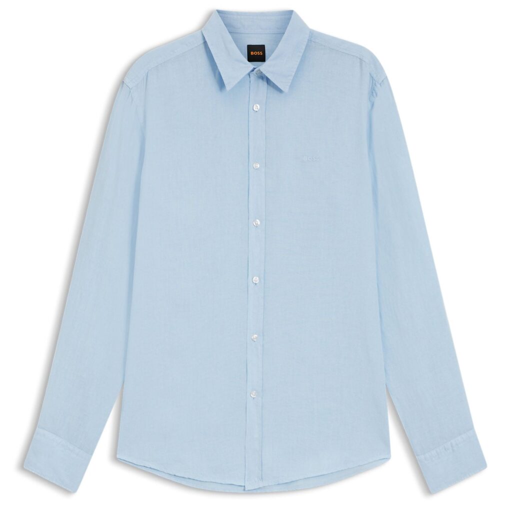 Boss Relegant Overhemd Licht Blauw