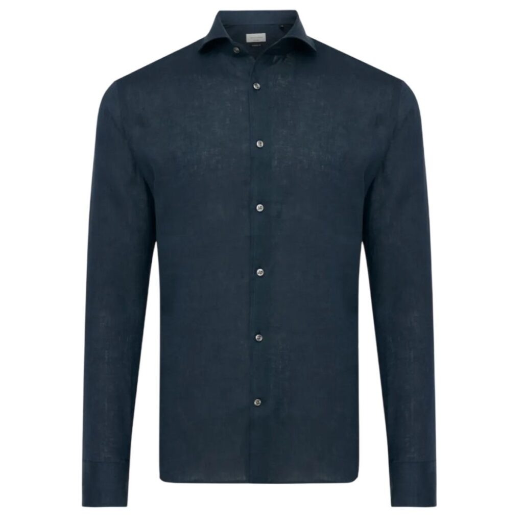 Gentiluomo Scampia Fashion Fit Overhemd Navy