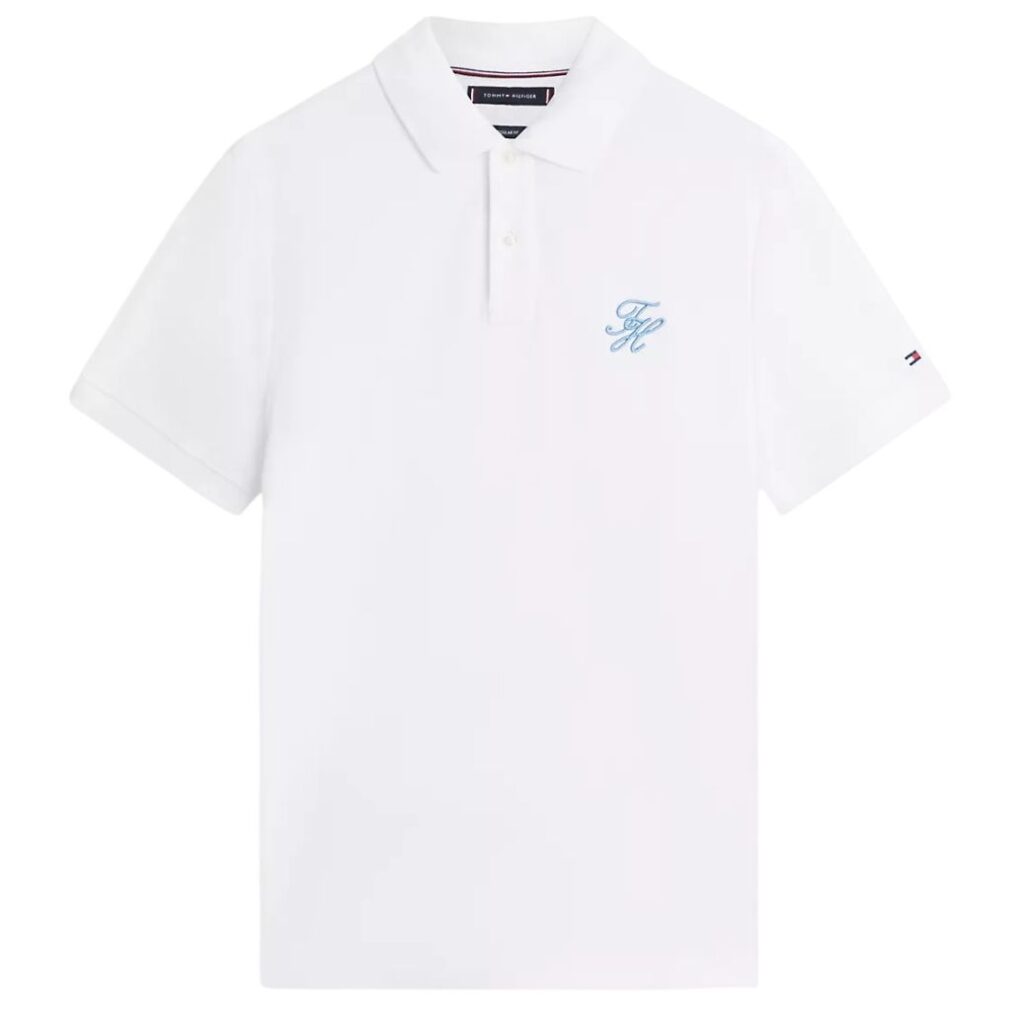 Tommy Hilfiger Script Regular Polo Wit