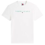 Tommy Jeans Linear Logo T-shirt Wit
