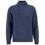 Barbour Essential Patch Half Zip Sweater Donker Blauw