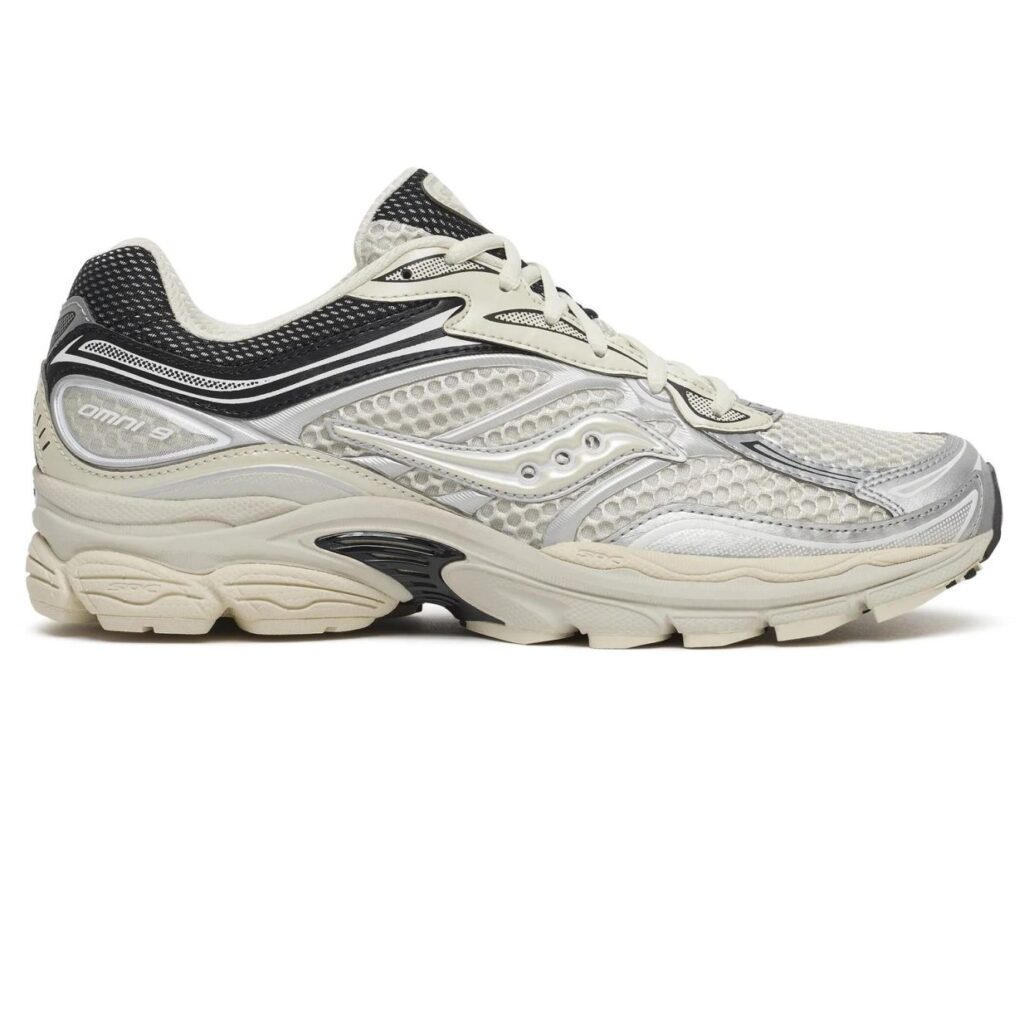 Saucony Progrid Omni 9 Sneaker Off White/Grijs