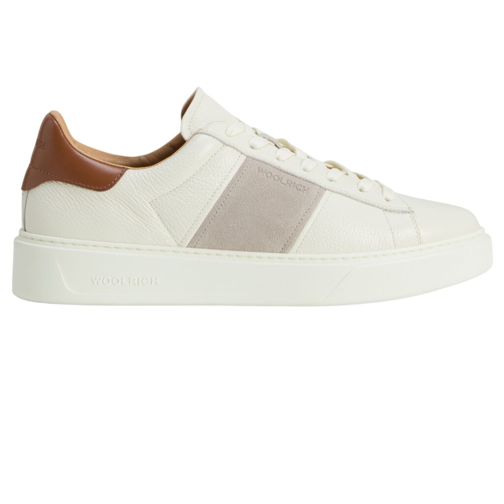 Woolrich Classic Court Sneaker Off White/Beige