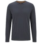 Boss Tchark Longsleeve T-shirt Donker Blauw