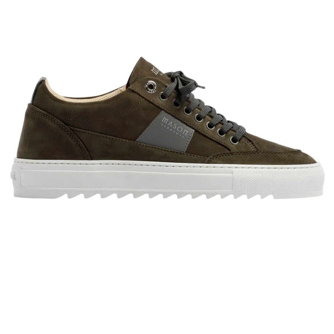 Mason Garments Tia Mescolanza 6E Sneaker Donker Groen/Grijs