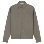 Olaf Textured Boxy Overhemd Bruin